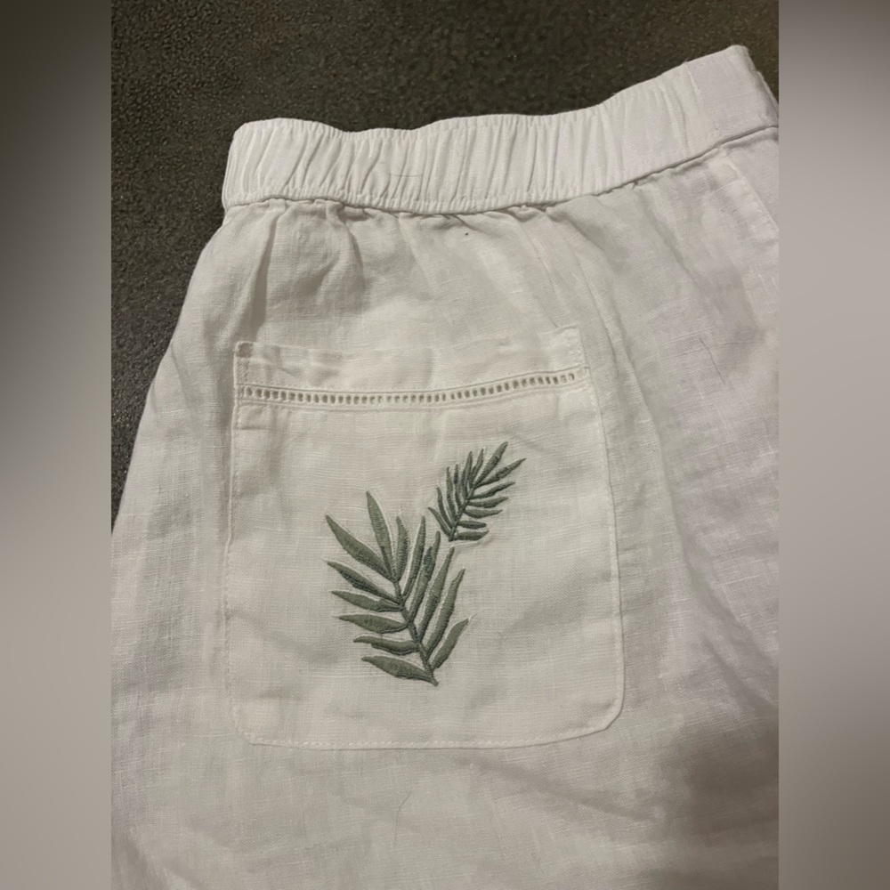 Calypso St. Barth Louise Linen Shorts Size XL